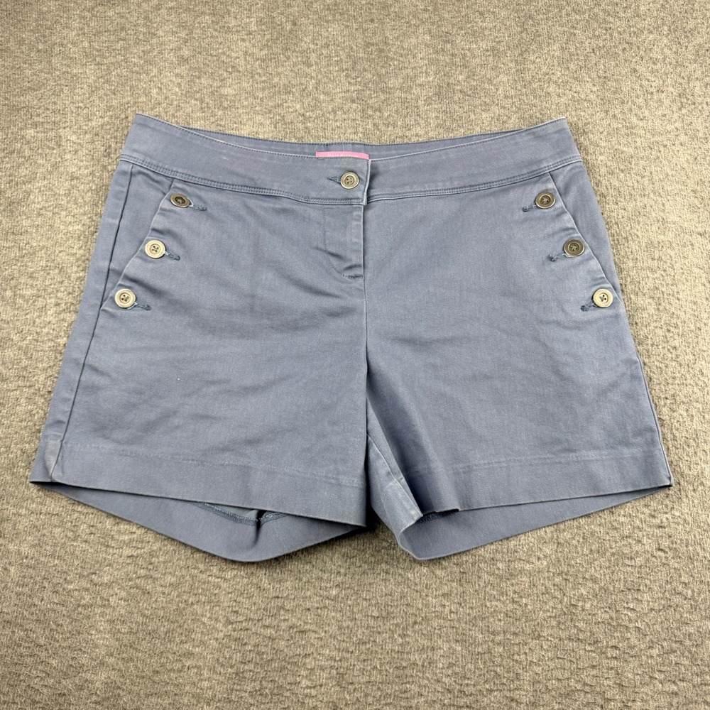 Isaac Mizrahi New York Women's Size‎ 10 Sailor Shorts Blue Short 5" Inseam